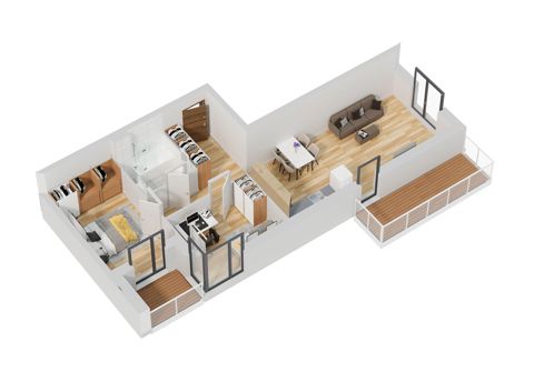 Plan 3 pok. 63m²