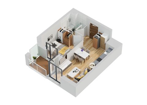 Plan 2 pok. 36m²