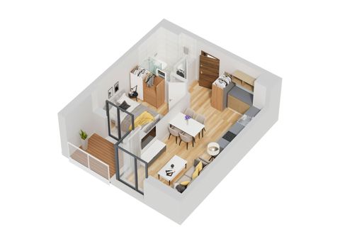Plan 2 pok. 36m²