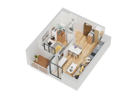Plan 2 pok. 36m²
