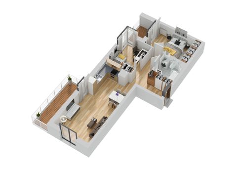 Plan 3 pok. 62m²