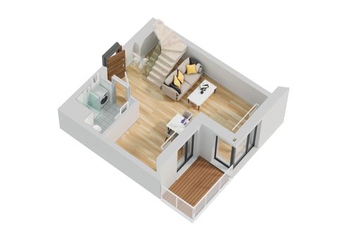 Plan 1 pok. 53m²
