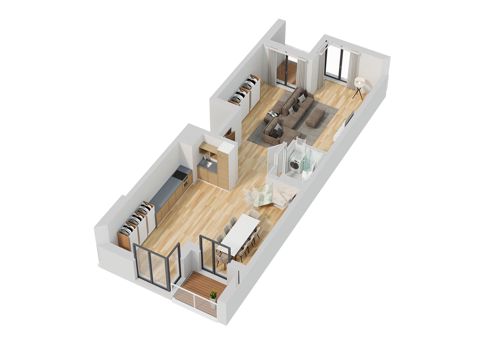 Plan 1 pok. 114m²
