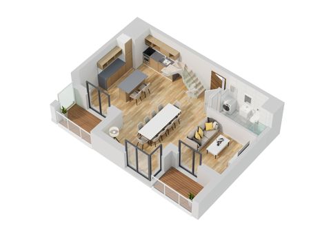 Plan 1 pok. 87m²