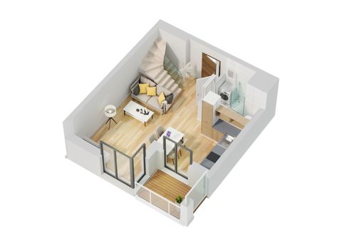 Plan 1 pok. 53m²