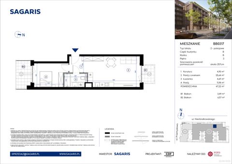 Plan 2 pok. 47m²