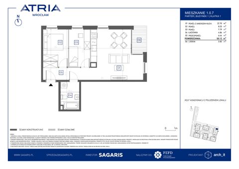 Plan 3 pok. 50m²