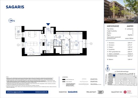Plan 2 pok. 53m²