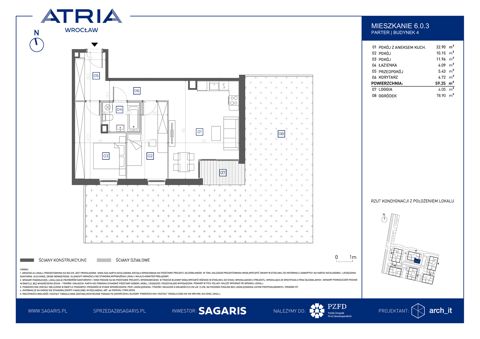 Plan 3 pok. 59m²
