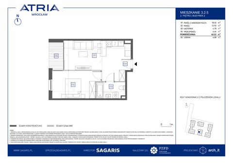 Plan 2 pok. 41m²