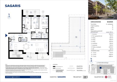Plan 4 pok. 105m²