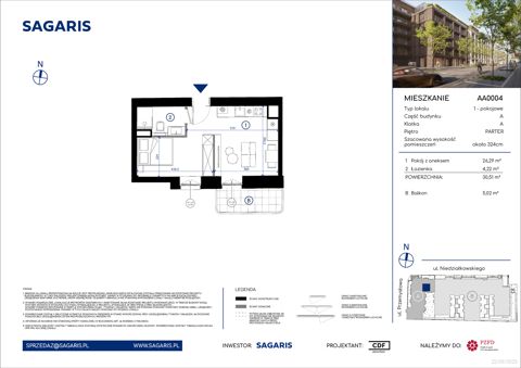 Plan 1 pok. 31m²