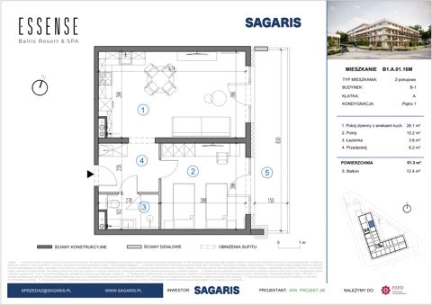 Plan 2 pok. 51m²