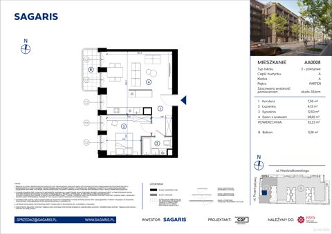 Plan 2 pok. 52m²