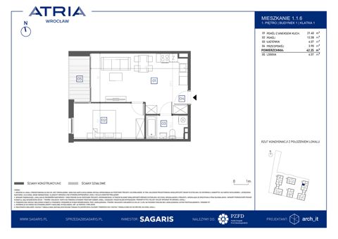 Plan 2 pok. 42m²