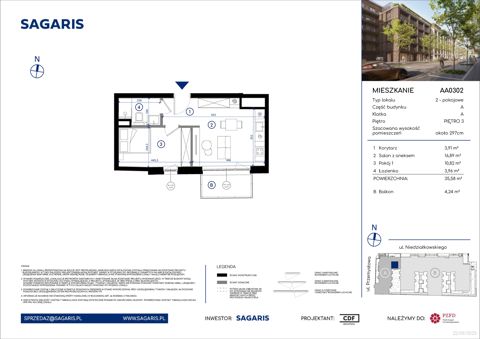 Plan 2 pok. 36m²