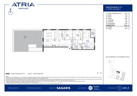 Plan 4 pok. 88m²