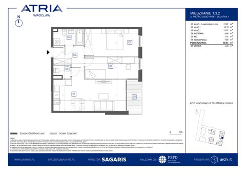 Plan 3 pok. 59m²