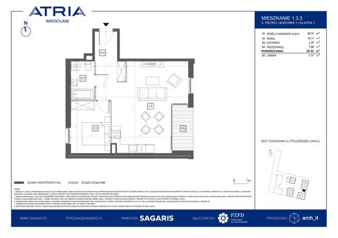 Plan 2 pok. 51m²