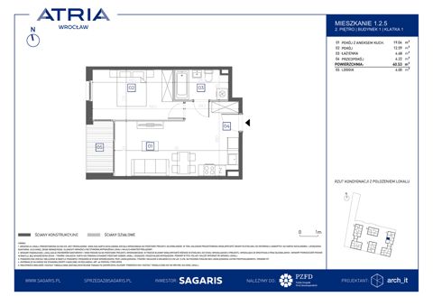 Plan 2 pok. 41m²