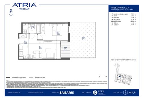 Plan 2 pok. 41m²