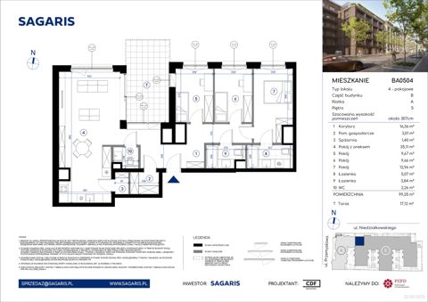 Plan 4 pok. 99m²