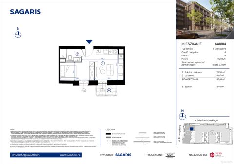 Plan 1 pok. 31m²