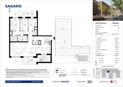 Plan 4 pok. 105m²