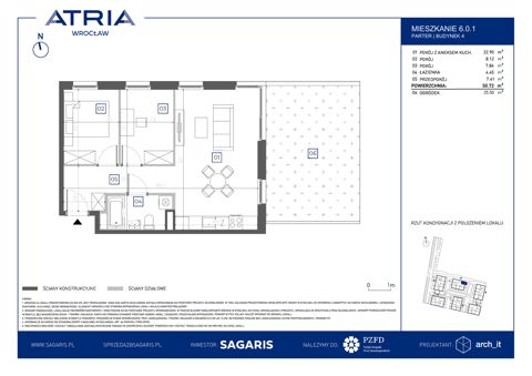 Plan 3 pok. 51m²