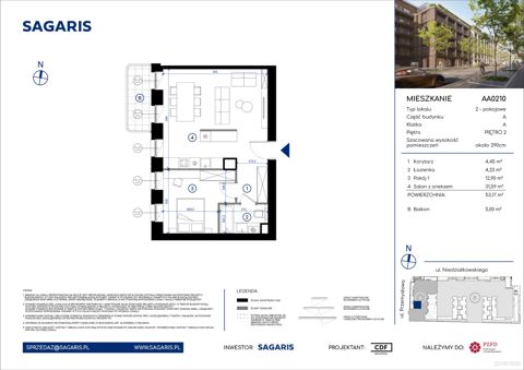 Plan 2 pok. 53m²