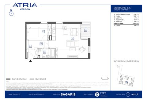 Plan 2 pok. 50m²