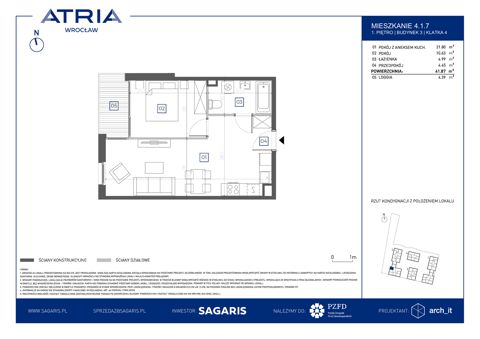 Plan 2 pok. 42m²