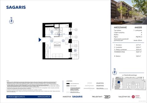 Plan 1 pok. 31m²