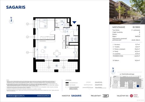 Plan 2 pok. 66m²