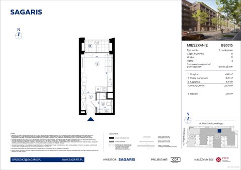 Plan 1 pok. 27m²
