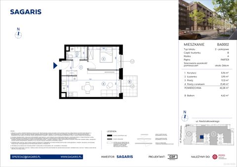 Plan 2 pok. 42m²