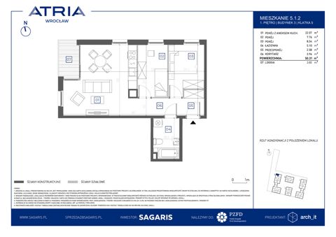 Plan 3 pok. 50m²