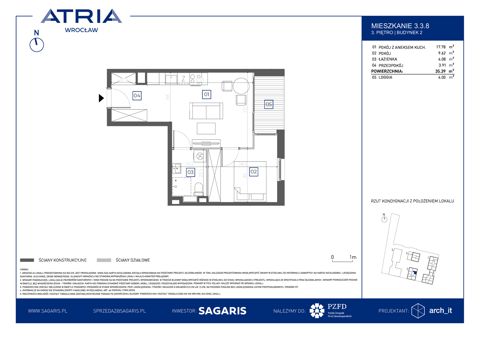 Plan 2 pok. 35m²