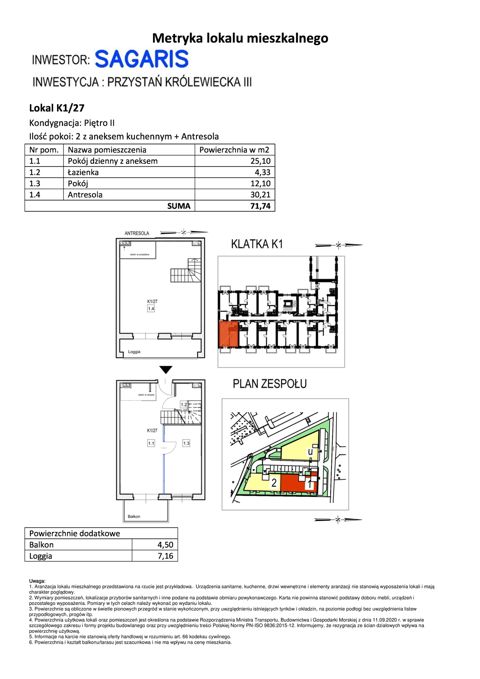 Plan 2 pok. 72m²
