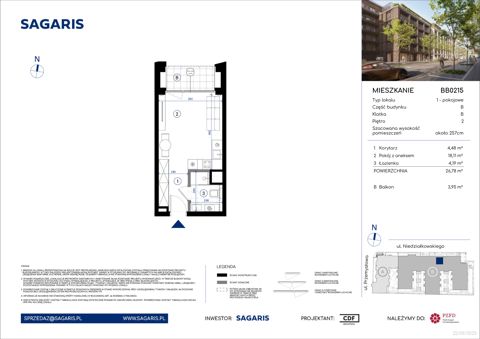 Plan 1 pok. 27m²