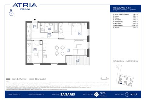 Plan 3 pok. 58m²