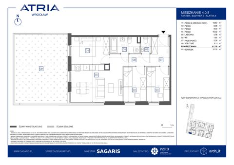 Plan 4 pok. 62m²