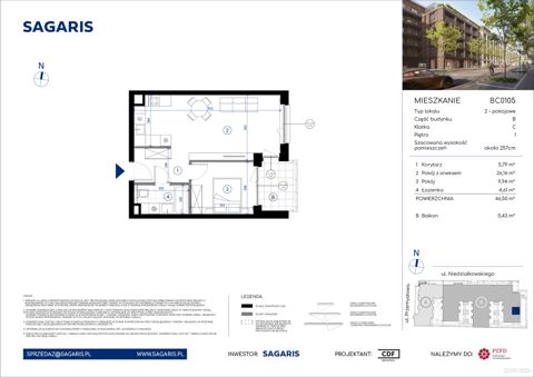 Plan 2 pok. 47m²
