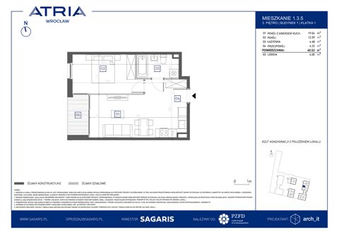 Plan 2 pok. 41m²