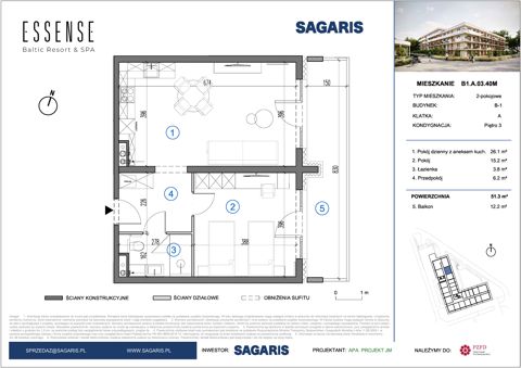 Plan 2 pok. 51m²