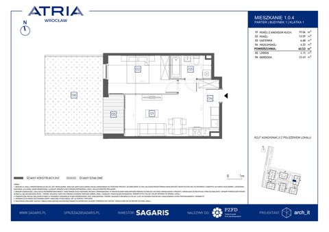 Plan 2 pok. 41m²
