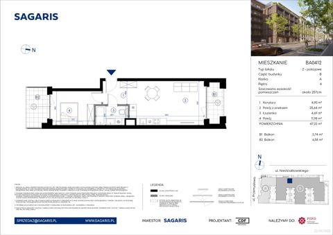 Plan 2 pok. 47m²