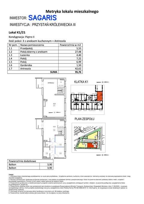 Plan 3 pok. 96m²