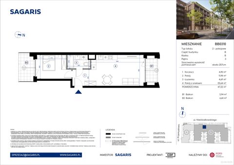 Plan 2 pok. 47m²