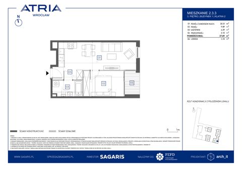 Plan 2 pok. 38m²